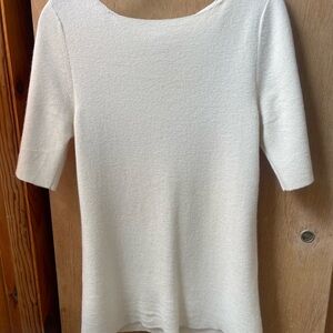 Lauren Manoogian Cream Knit Sweater